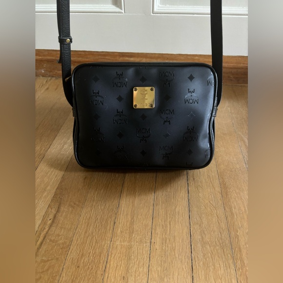 MCM Monogram Women's Black Crossbody Bag - Picture 3 of 9